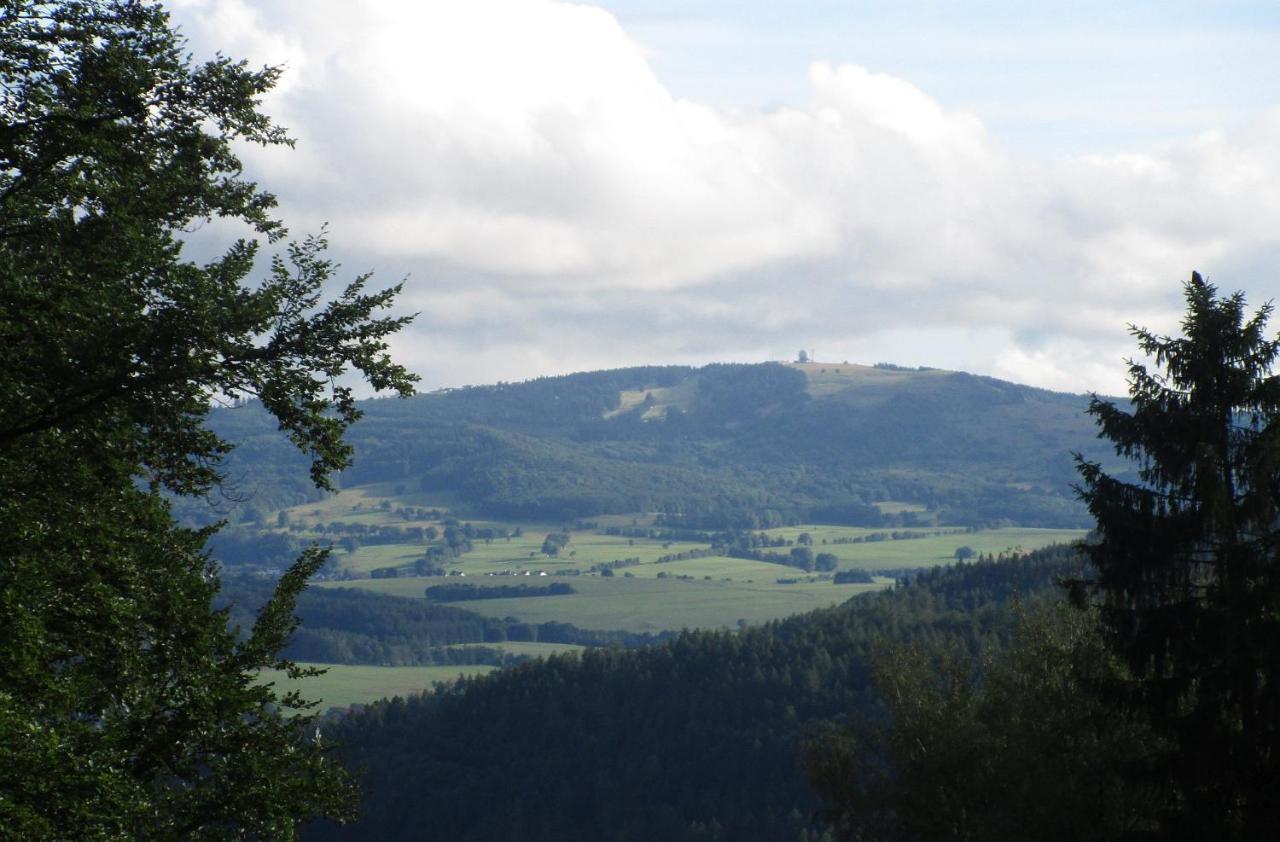 Ferienhaus Eulennest Hilders Bagian luar foto